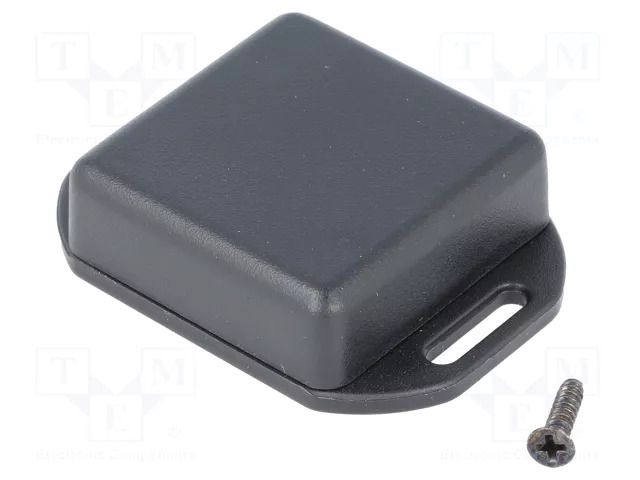 Enclosure: multipurpose; X: 40mm; Y: 40mm; Z: 15mm; with fixing lugs HAMMOND HM-1551QFLBK