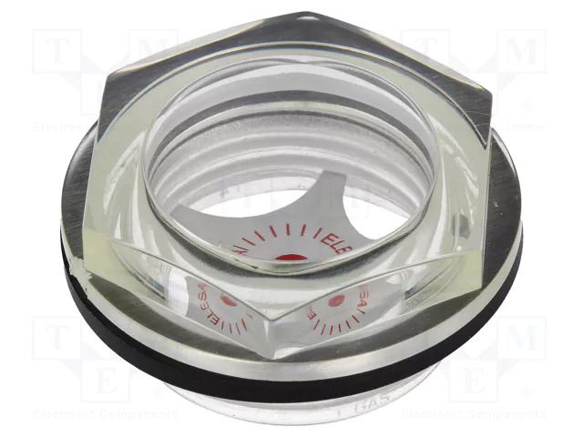 Level indicator; Inspect.hole dia: 24mm; G 1"; 8÷10Nm; max.110°C ELESA+GANTER HFTX.24-1