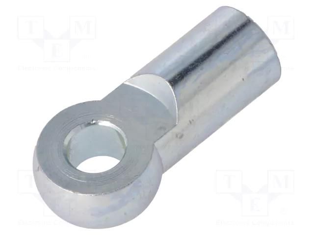 Joint piece; 12mm; M12; 1.75; right hand thread,inside; steel ELESA+GANTER GN752-12-M12