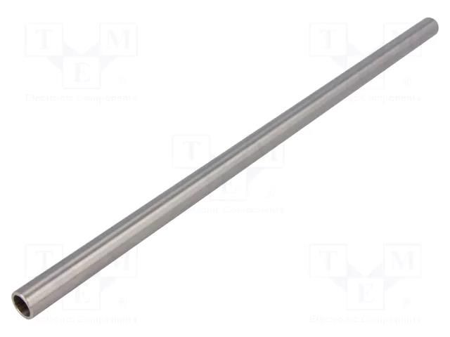 Connecting tubes; D: 12mm; L: 300mm; stainless steel; oval ELESA+GANTER GN480.1-D12-300-NI