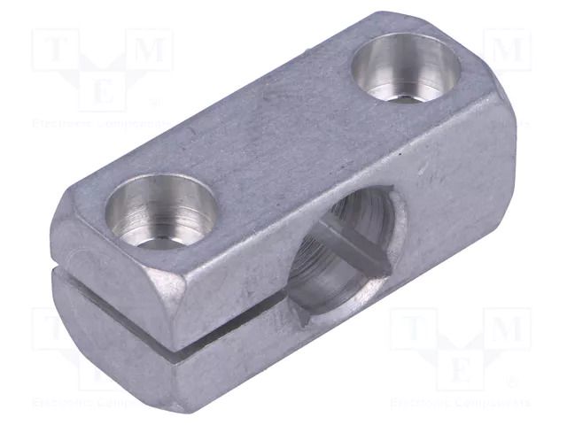 Mounting coupler; aluminium; D: 12mm; S: 10mm; W: 16mm; H: 16mm ELESA+GANTER GN477-B12-MT