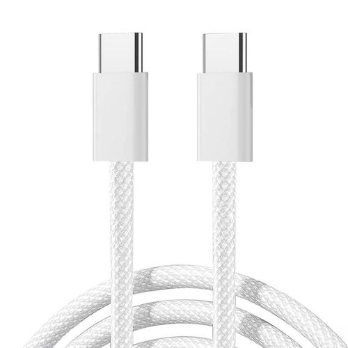 Joyroom S-A45 USB-C to USB-C cable, 60W, braided, 1m (white), Joyroom S-A45