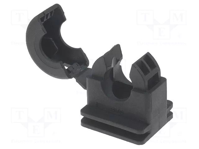 Bracket; polyamide; HelaGuard; black; UL94V-2; Size: 10; -50÷135°C HELLERMANNTYTON PACC10