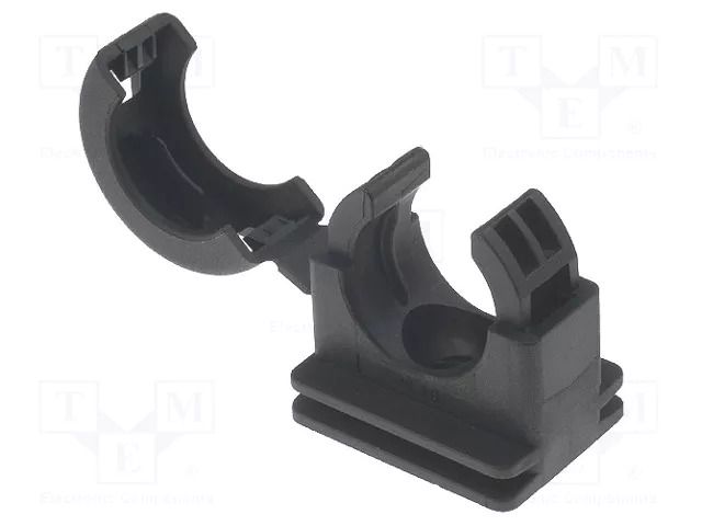 Bracket; polyamide; HelaGuard; black; UL94V-2; Size: 16; -50÷135°C HELLERMANNTYTON PACC16