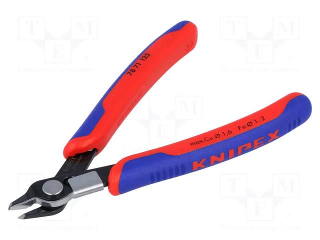 Pliers; side,cutting,precision; 125mm; without chamfer KNIPEX KNP.7871