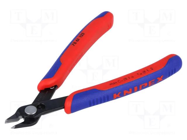 Pliers; side,cutting,precision; 125mm; without chamfer KNIPEX KNP.7861