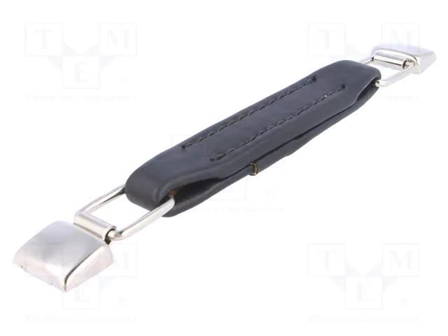Holder; fabric; black; 177.8mm; handle KEYSTONE KEYS8352