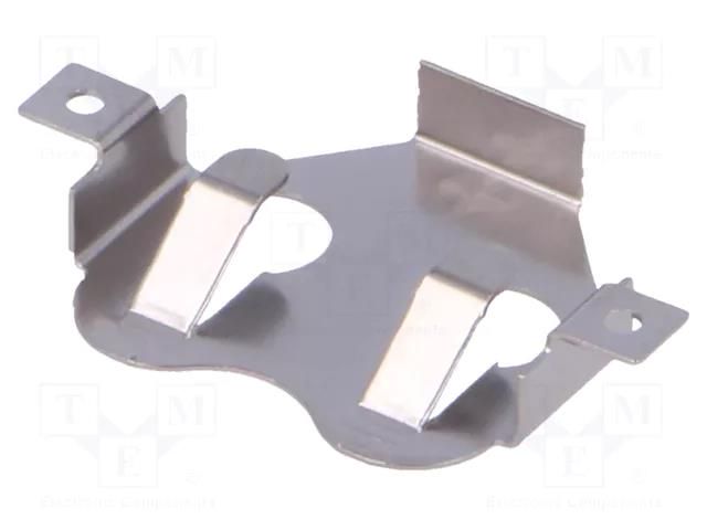 Clip; BR1616,CR1612,CR1616,CR1620,CR1632; SMD; H: 4mm; Ø: 16mm KEYSTONE KEYS3012