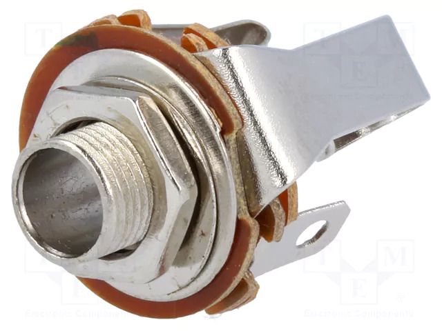 Connector: Jack 6,3mm; socket; female; open,stereo; ways: 3; 9mm NINIGI JC-124/6.35MM