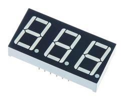 DISPLAY, 7 SEGMENT LED, 0.56", RED, 5MCD MP006832