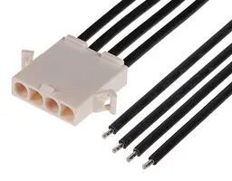 CABLE ASSY, 4P WTB PLUG-FREE END, 11.8" 216293-1042