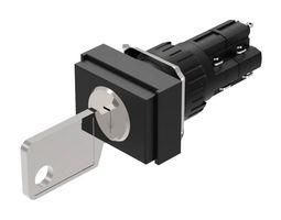 KEYLOCK SWITCH, 2POS, DPST, 5A, 250V 51-296.025D2