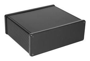 EXTRUDED ALUM ENCLOSURE, BLACK 1455U1602BK