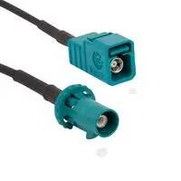 RF COAX CABLE, FAKRA PLUG-JACK, 12" 095FPZFJZSH-012