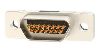 MICRO-D SUB CONN, RCPT, 15POS, SOLDER 580-M15-213L002