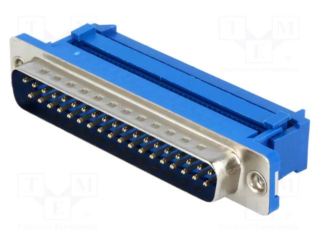 Connector: D-Sub; PIN: 37; plug; male; for ribbon cable; IDC; 1.27mm CONNFLY DSF37LC