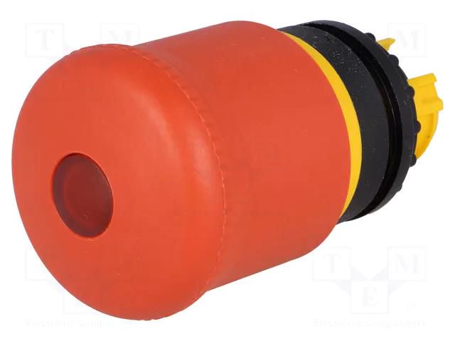 Switch: emergency stop; 22mm; Stabl.pos: 2; red; M22-LED; IP66 EATON ELECTRIC M22-PVL