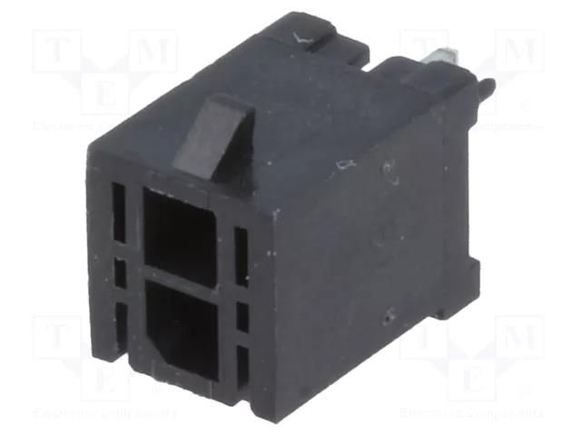 Connector: wire-board; socket; male; PIN: 2; MF30; straight; THT AMPHENOL COMMUNICATIONS SOLUTIONS MF30-DVP1-02
