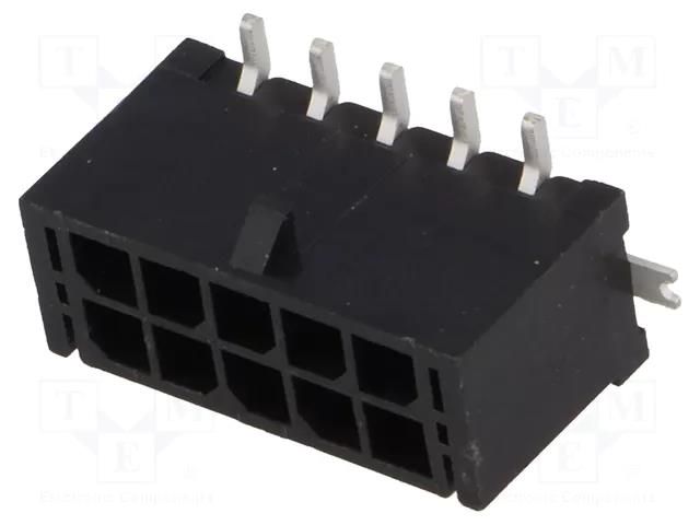 Connector: wire-board; socket; male; PIN: 10; MF30; vertical; SMT AMPHENOL COMMUNICATIONS SOLUTIONS MF30-SVE1-10