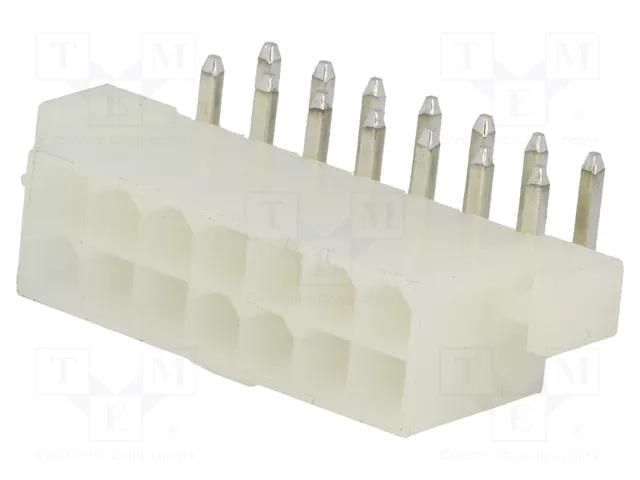 Connector: wire-board; socket; male; MF42; 4.2mm; PIN: 14; THT; 7A AMPHENOL COMMUNICATIONS SOLUTIONS MF42-RE-14