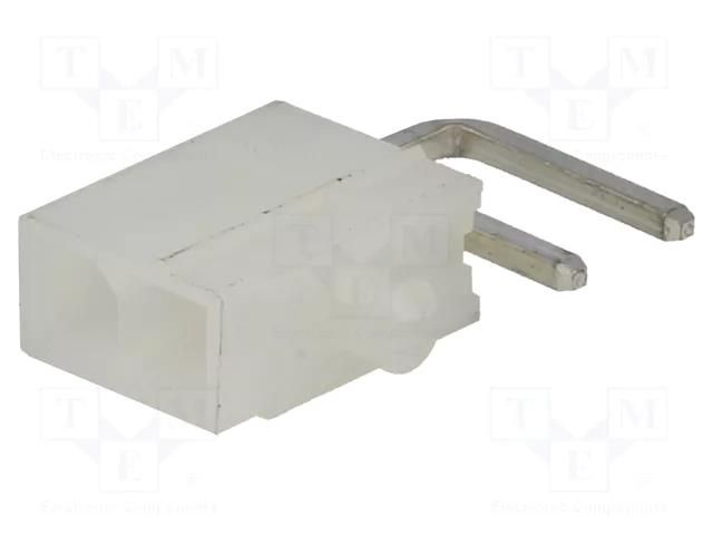 Connector: wire-board; socket; male; MF42; 4.2mm; PIN: 2; THT; 7A AMPHENOL COMMUNICATIONS SOLUTIONS MF42-RP-02