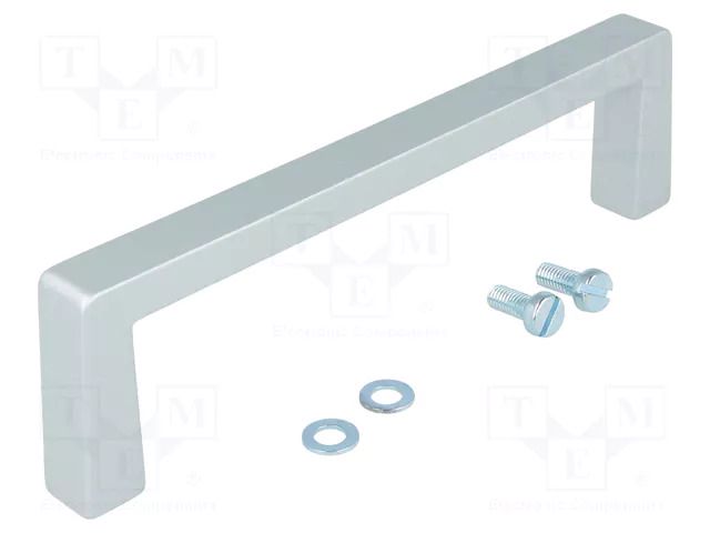 Holder; aluminium; grey; H: 40mm; L: 146.5mm; W: 12.2mm; handle MENTOR MR-268.03