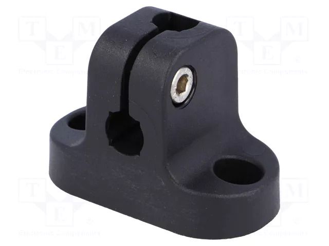 Mounting base; polyamide; D: 10mm; S: 8mm ELESA+GANTER MSX.56-B-8-10