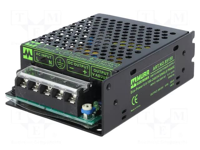 Power supply: switching; for building in,modular; 15W; 24VDC MURRELEKTRONIK MURR-85150