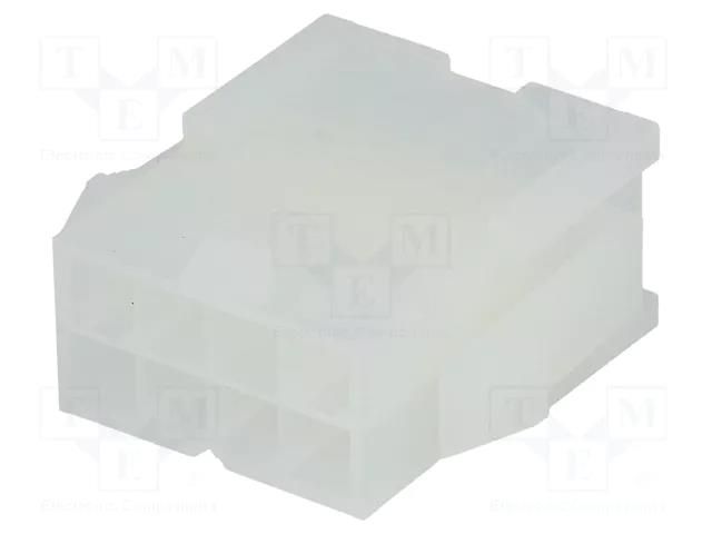 Connector: wire-wire; plug; male; PIN: 8; Mini-Fit Jr; crimped; 2x4 MOLEX MX-5559-08P