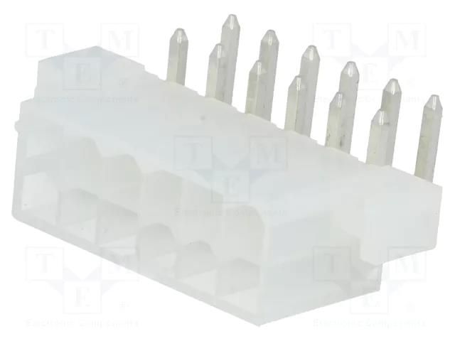 Connector: wire-board; socket; male; Mini-Fit Jr; 4.2mm; PIN: 12 MOLEX MX-5569-12A1