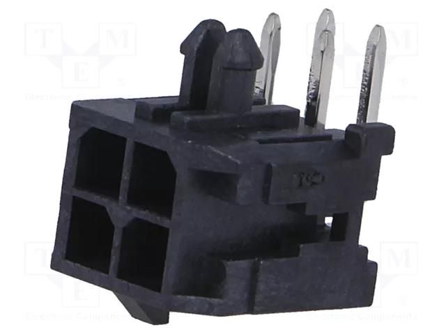Connector: wire-board; socket; male; PIN: 4; Micro-Fit 3.0; THT MOLEX MX-43045-0400