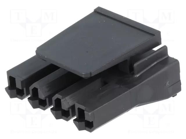 Connector: wire-board; SABRE; plug; female; PIN: 4; w/o contacts MOLEX MX-44441-2004