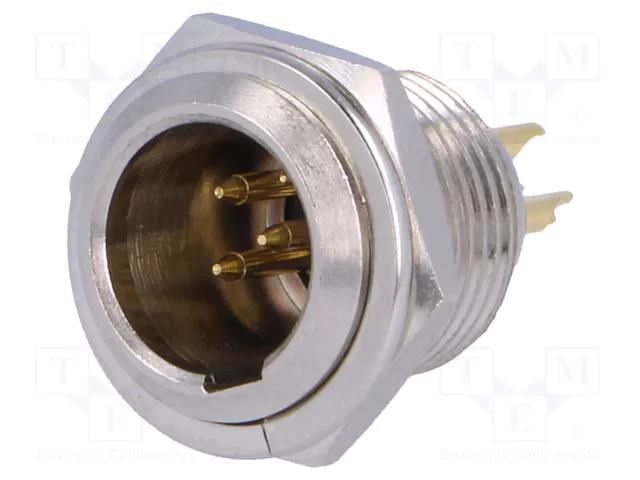 Connector: XLR mini; socket; male; PIN: 5; soldering; Ø11mm NINIGI MXLR-5W-C