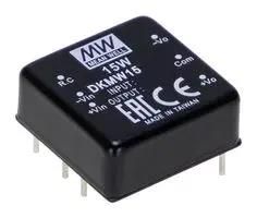 DC-DC CONVERTER, 2 O/P, 15W DKMW15G-12