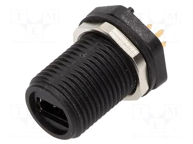 Connector: USB A mini; 1310; THT; USB 2.0; IP67 ENCITECH 1310-0008-01