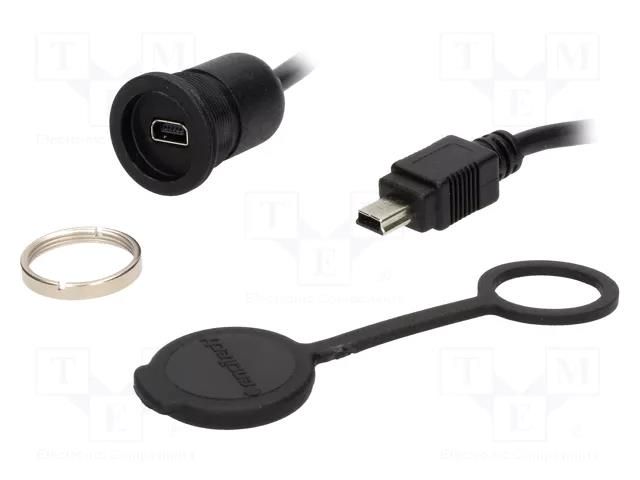 Adapter cable; USB 2.0,with protective cap; 0.5m; 1310; IP65 ENCITECH 1310-1011-01