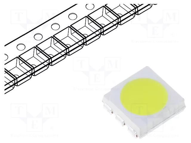 LED; green (fluorescent green); SMD; 5060,PLCC6; 18÷21lm; 120° OPTOSUPPLY OSG74TS4C1A