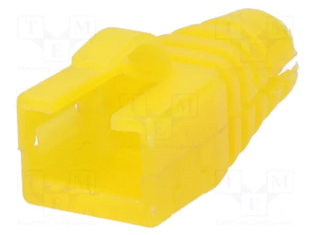 RJ45 plug boot; yellow ENCITECH RJ45SRB-RET-Y