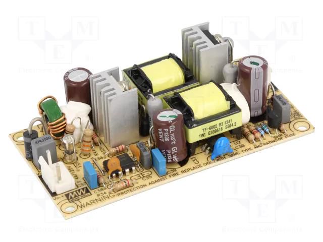 Converter: DC/DC; 15W; Uin: 9.2÷18VDC; Uout: 24VDC; Iout: 0.6A; PCB MEAN WELL PSD-15A-24