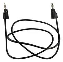 STACKABLE 4MM BANANA PLUG, BLK, 900MM MP770808