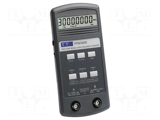 Meter: frequency; LCD; 8,5 digit; 50Ω,1MΩ/20pF; 20h AIM-TTI PFM3000