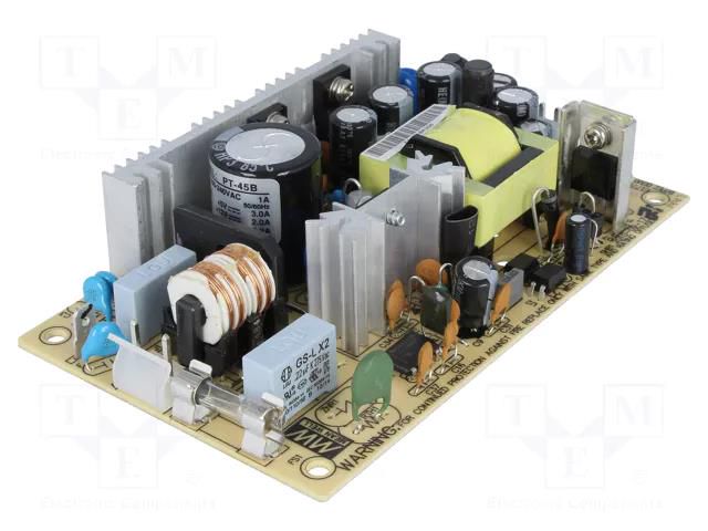 Power supply: switching; open; 42.6W; 120÷370VDC; 90÷264VAC; OUT: 3 MEAN WELL PT-45B