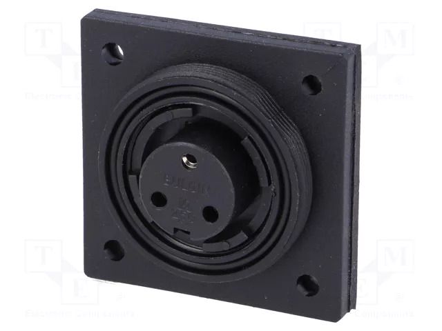 Connector: circular; socket; female; PIN: 3; 12A; 250V; IP68; UL94V-0 BULGIN PX0765/S