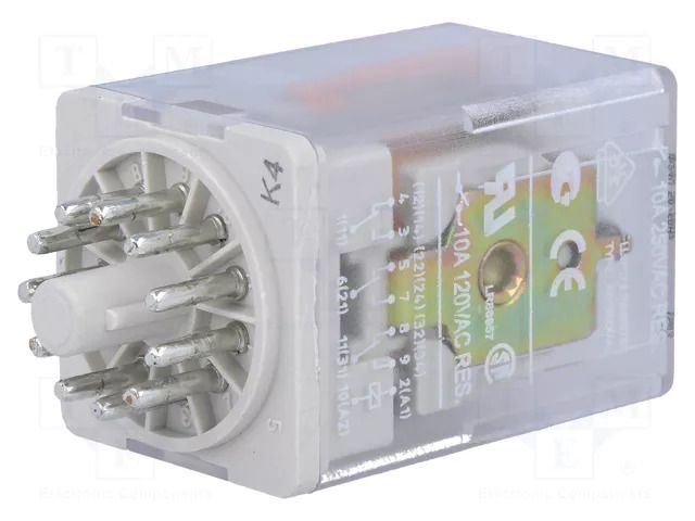 Relay: electromagnetic; 3PDT; Ucoil: 24VAC; Icontacts max: 20A RELPOL R15-3P-24VAC