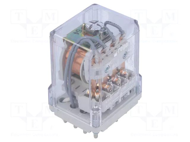 Relay: electromagnetic; 4PDT; Ucoil: 230VAC; Icontacts max: 20A RELPOL R15-4P-230VAC