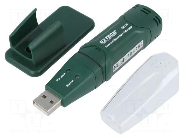 Data logger; temperature,humidity; ±1°C; ±3.5%; 0÷100%RH EXTECH RHT10