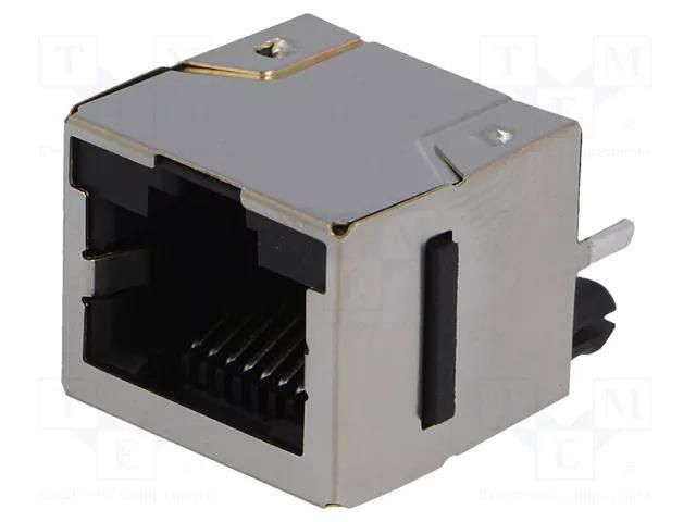 Connector: RJ45; socket; Cat: 5; shielded; 8p8c; THT; straight AMPHENOL COMMUNICATIONS SOLUTIONS RJHSE-3380