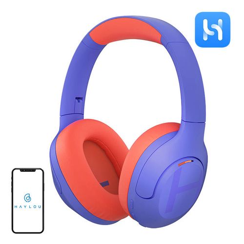 Wireless headphones Haylou S35 ANC (violet orange), Haylou S35 Purple Orange