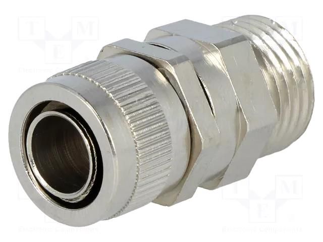 Straight terminal connector; Thread: metric,swivel,outside HELLERMANNTYTON SC12-SM-M16