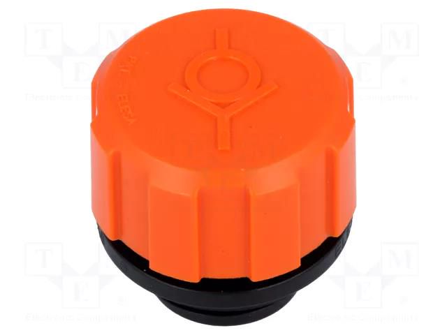 Valve breather cap; Thread: G 1/2"; Overall len: 29.5mm; 10mbar ELESA+GANTER SFV.1/2-10MB